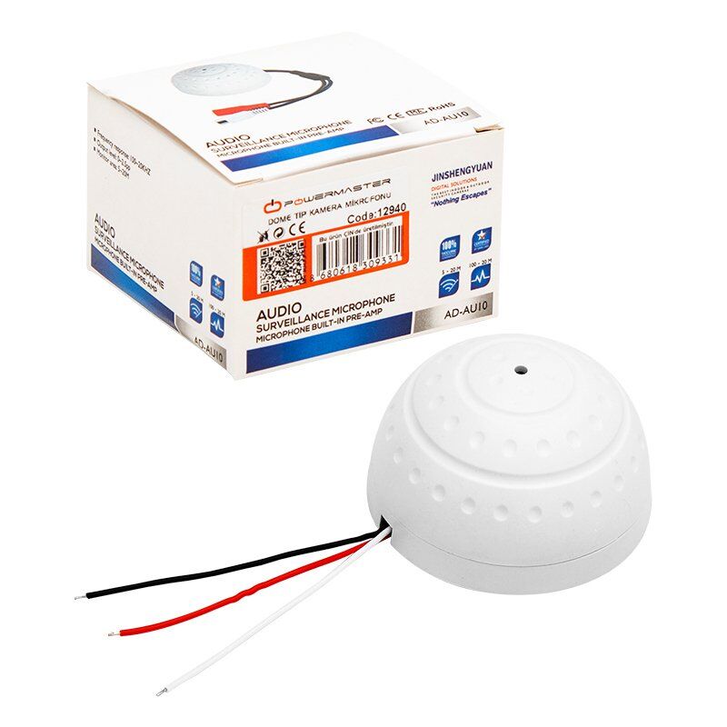 PowerMaster AD-AU10 Dome Tip Kamera Mikrofonu