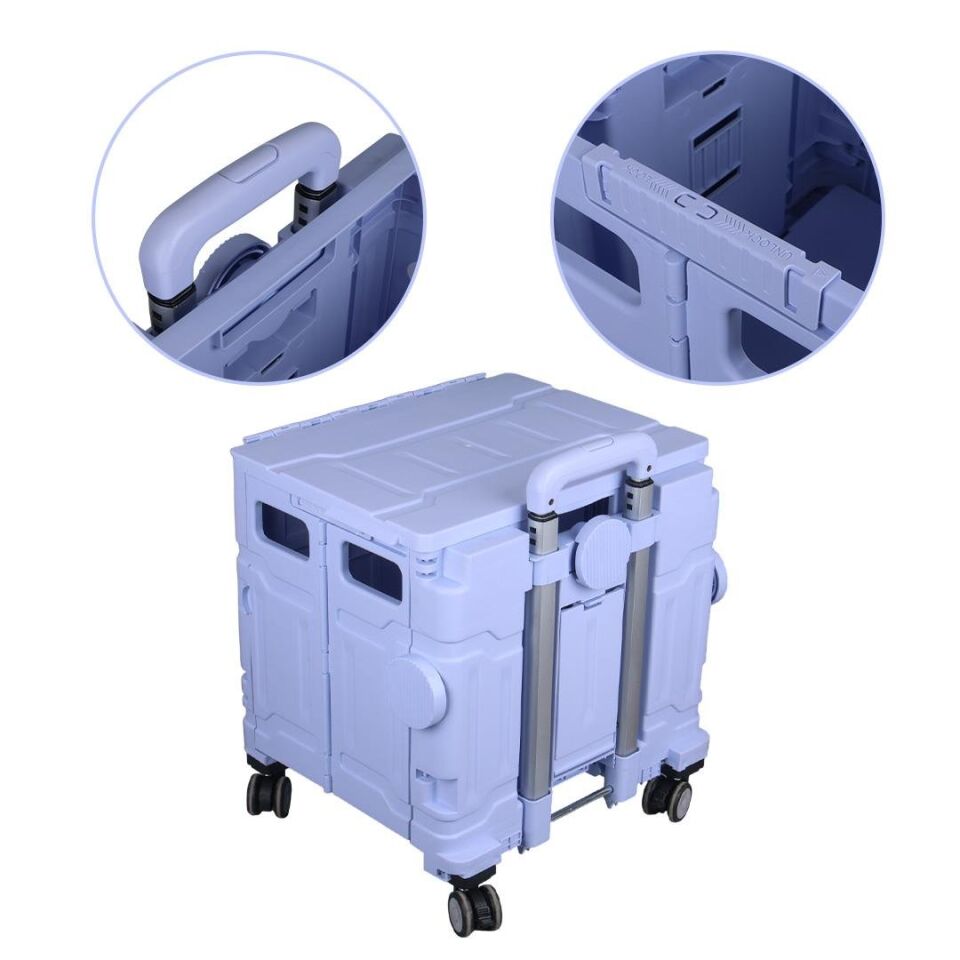 Sunup SN-26967 Katlanabilir Tekerlekli Alışveriş Arabası