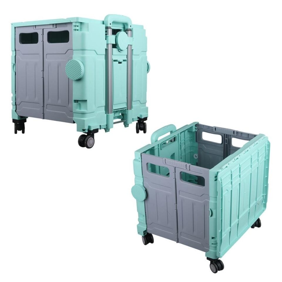 Sunup SN-26968 Katlanabilir Tekerlekli Alışveriş Arabası