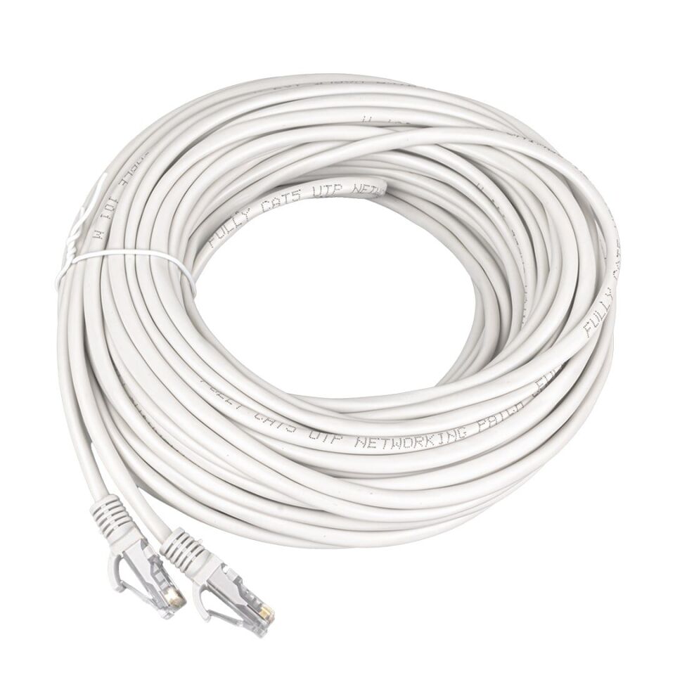 Fully G-505FA 25 Metre Poşetli Gri Cat5 Kablo