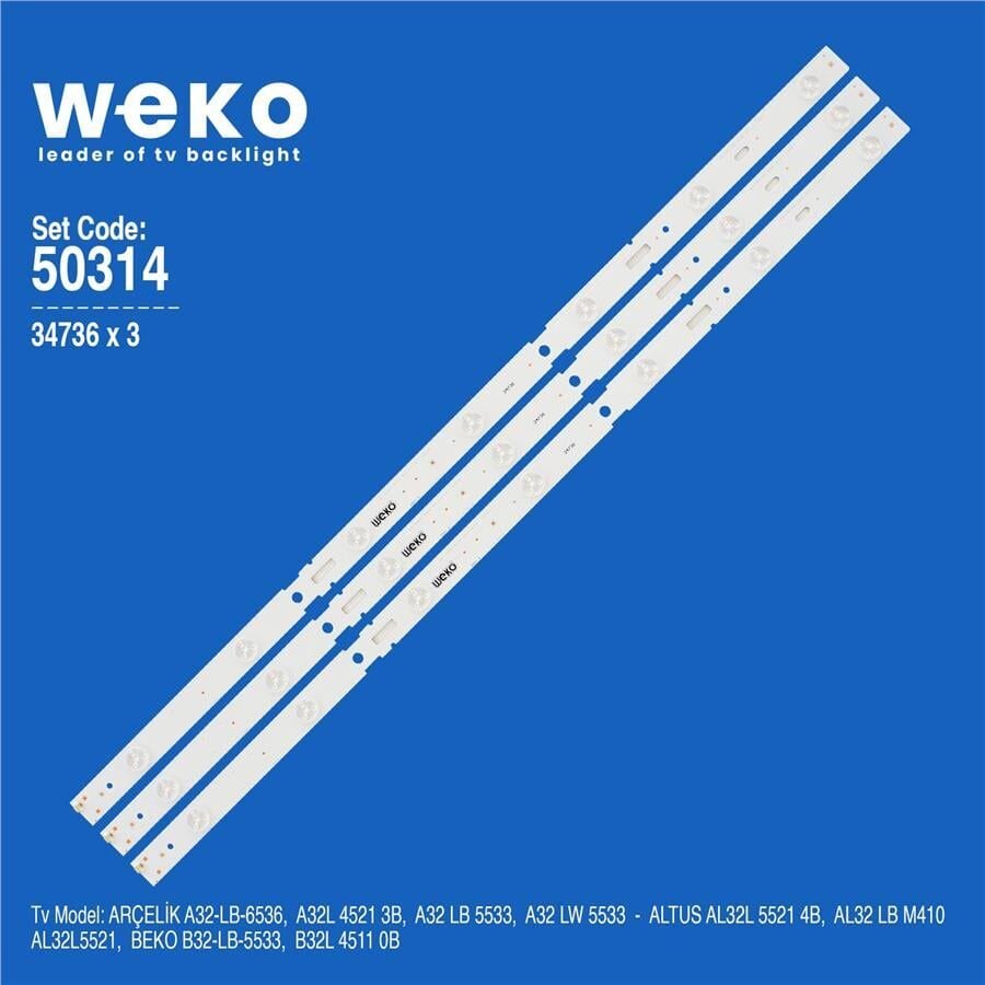 Wkset-5314 34736X3 Samsung_2014Arc320 3 Adet Led Bar