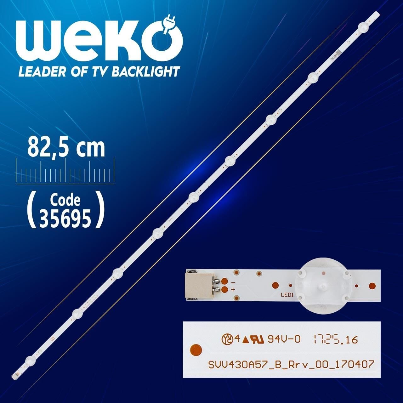 SVV430A57_B_REV00_170407 - 82.5 Cm 9 Ledli - WK-1171 Led Tv Bar