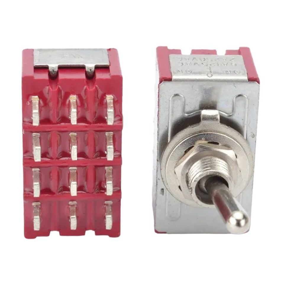 Powermaster IC-148D On-Off-On 6mm 12P Toggle Switch