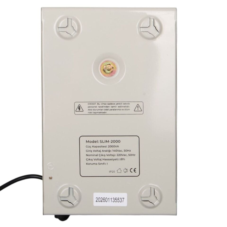 Powermaster SLIM-2000 Otomatik 2000VA Kombi Voltaj Regülatörü