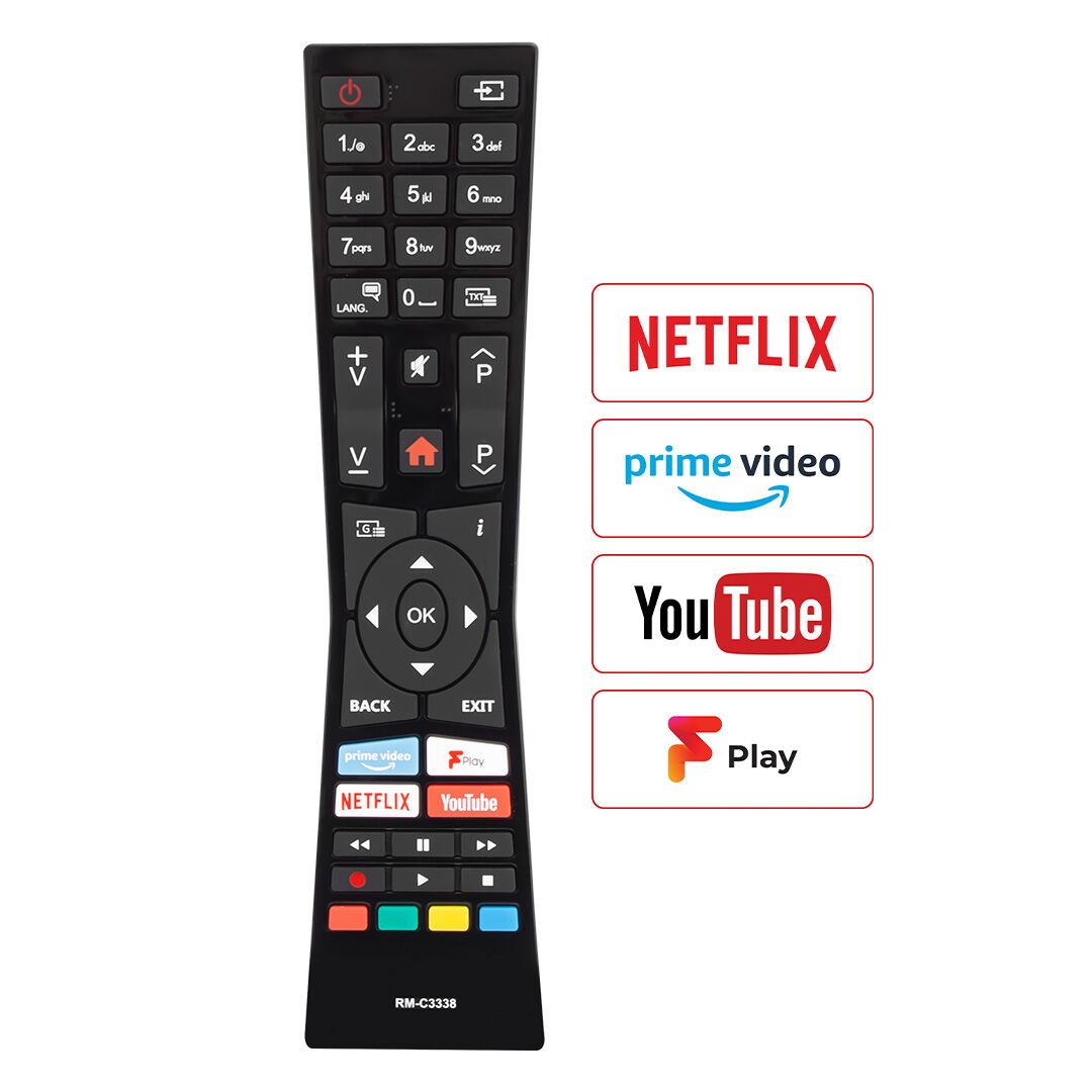 Vestel H0360A Netflix Youtube Prime Video Tuşlu Tv Kumandası
