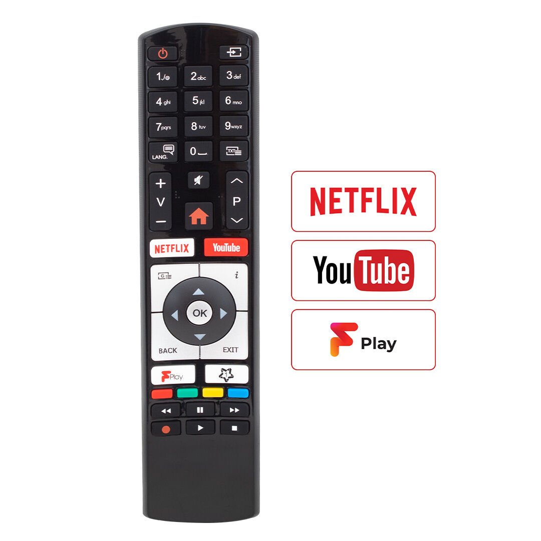 Vestel H0362B Netflix - Youtube Tuşlu Lcd Led Tv Kumanda