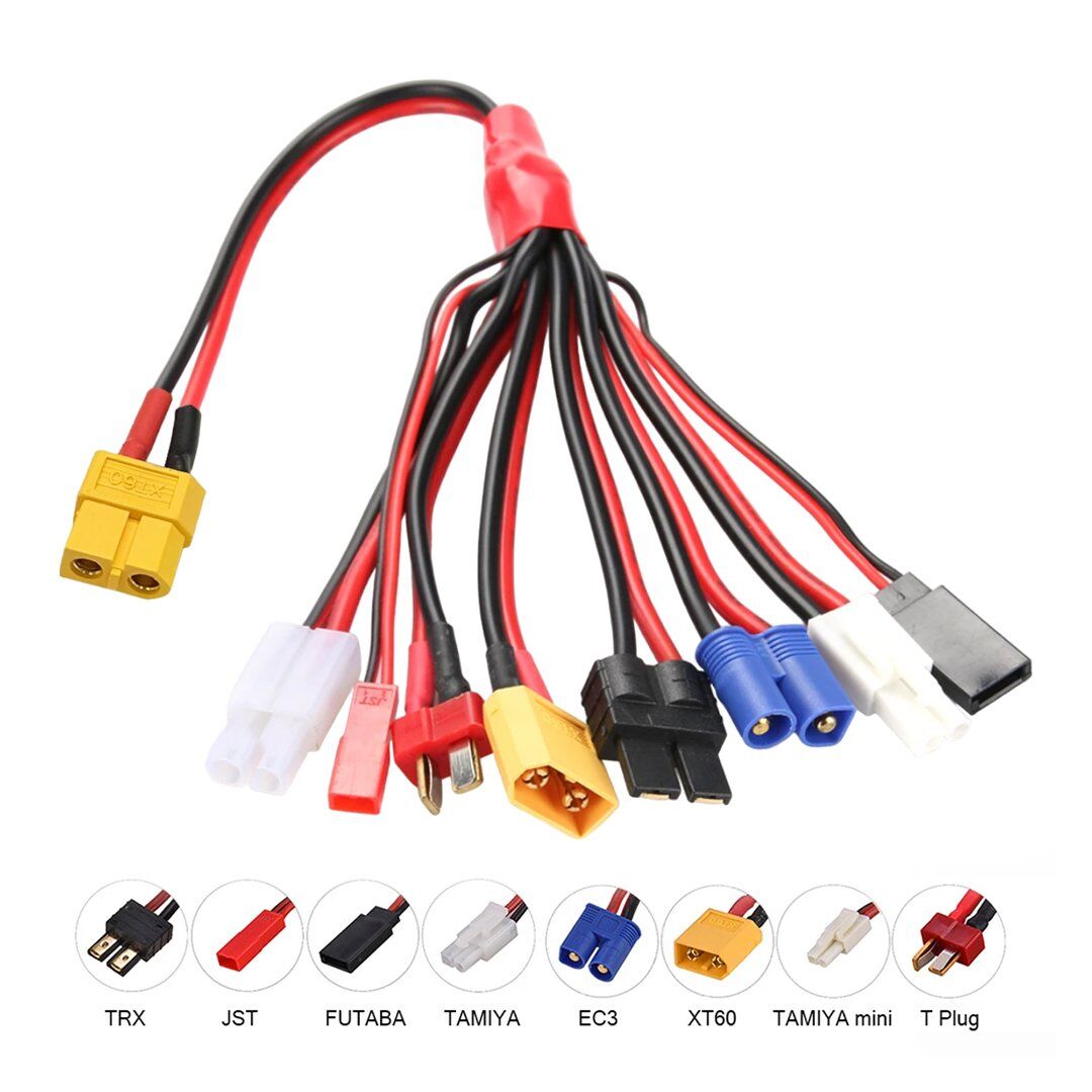 PowerMaster HTRC 8 in 1 Lipo Batarya Banana Şarj Kablo Seti