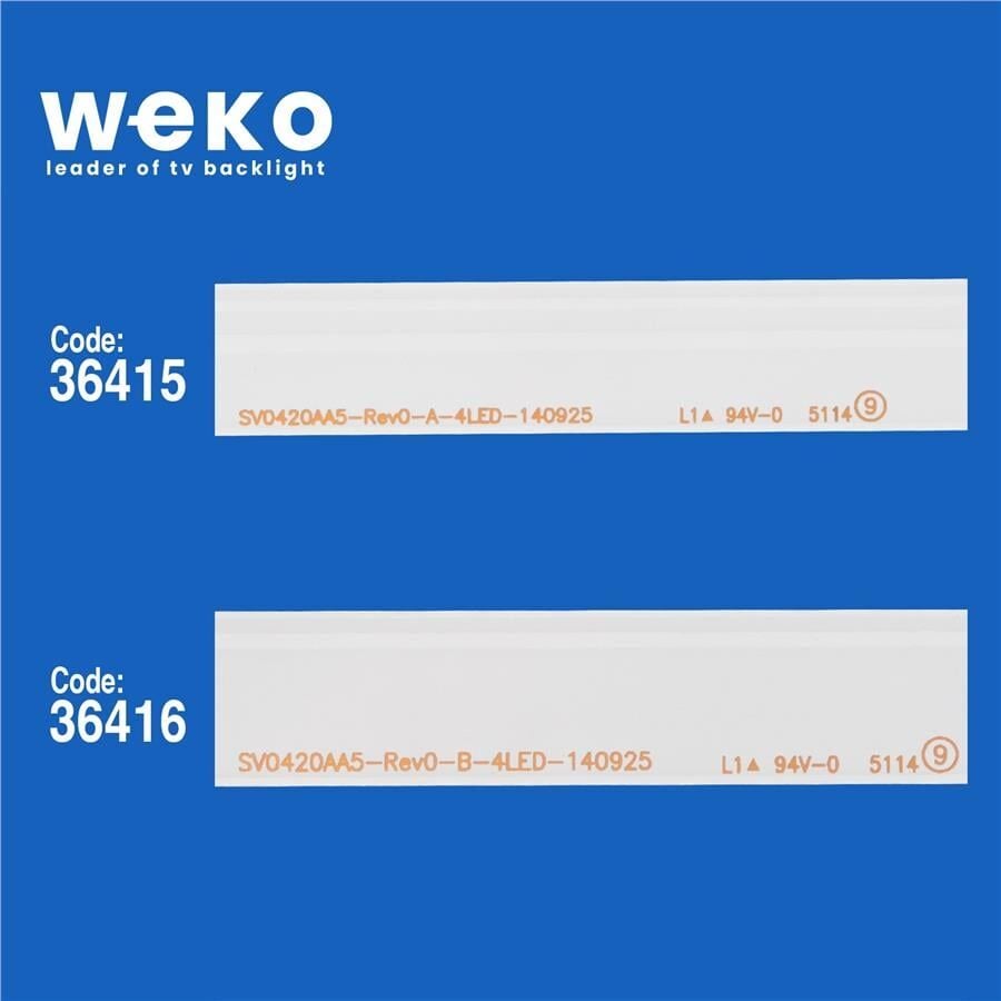 Wkset-5416 36415X5 36416X5 Sv0420aa5_Rev0 10 Adet Led Bar