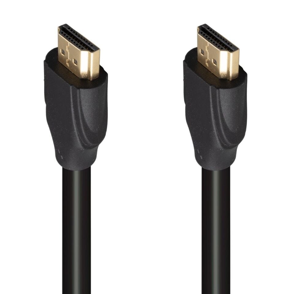 Fully G-507FF Plastik Düz Siyah 30 Metre Gold Hdmi Kablo