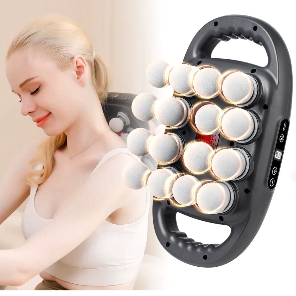 Powermaster PM-29677 16 Başlıklı Ultra Geniş Alanlı Selülit Ve Derin Doku Masaj Aleti