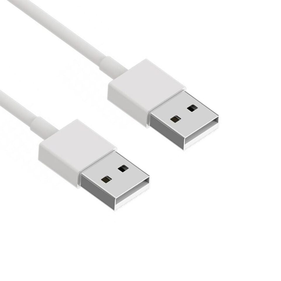 Powermaster Usb Erkek Erkek A/A 1 Metre Beyaz Kablo