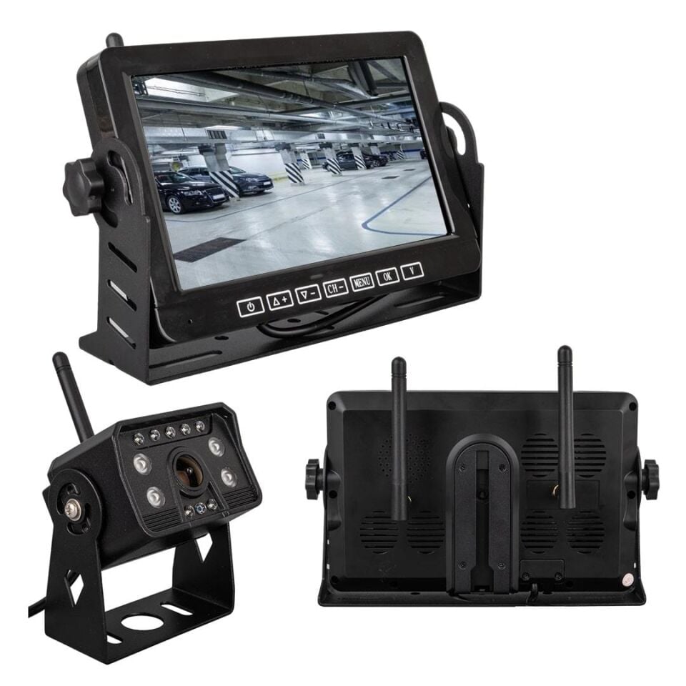 Powermaster DVR T70-F19 Kablosuz Araç Kamera Ve Monitör Seti