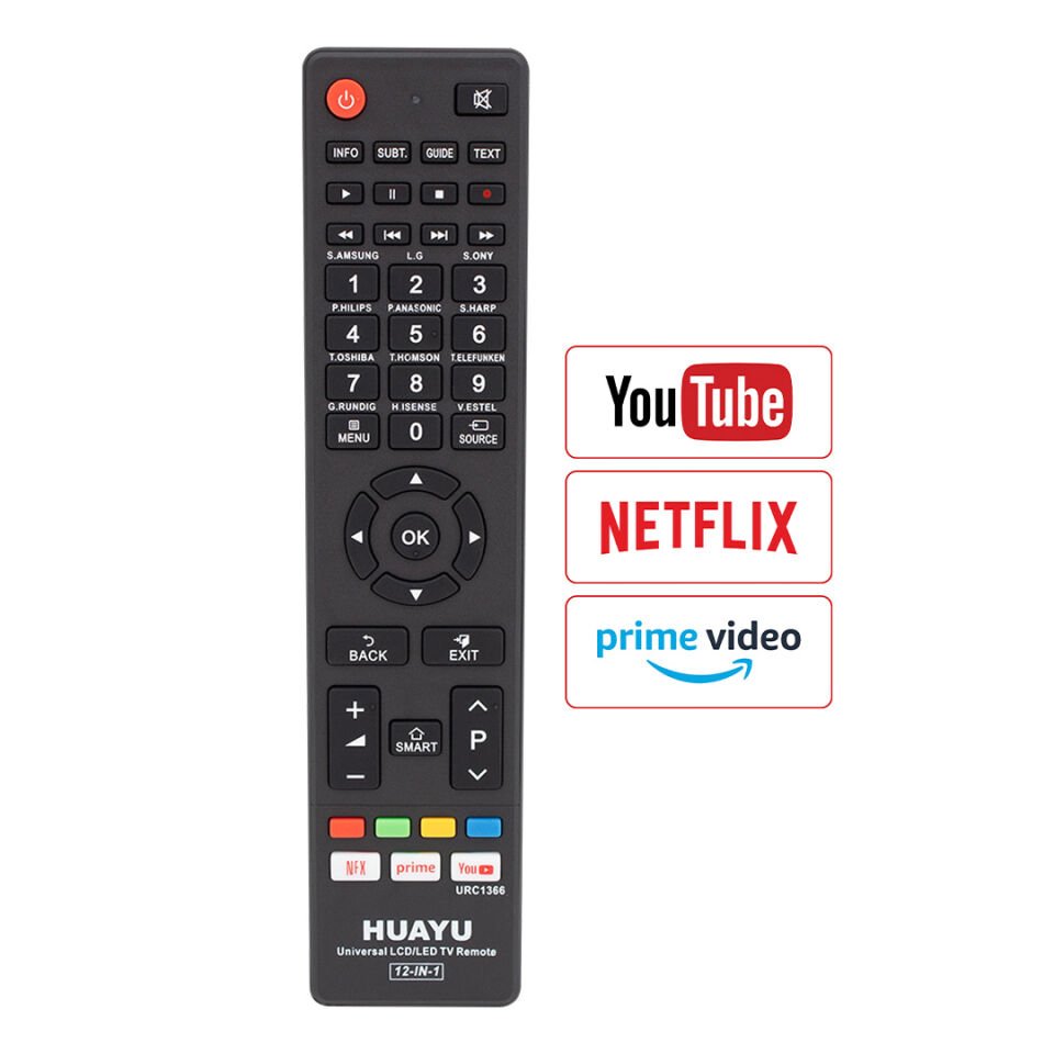 Huayu URC1366 12in1 Universal Akıllı Kumanda Blisterli