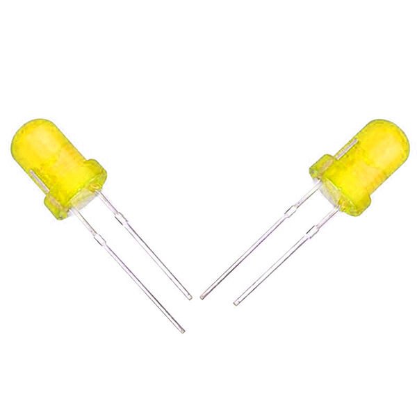 Halmet Mantar Led 5mm Sarı