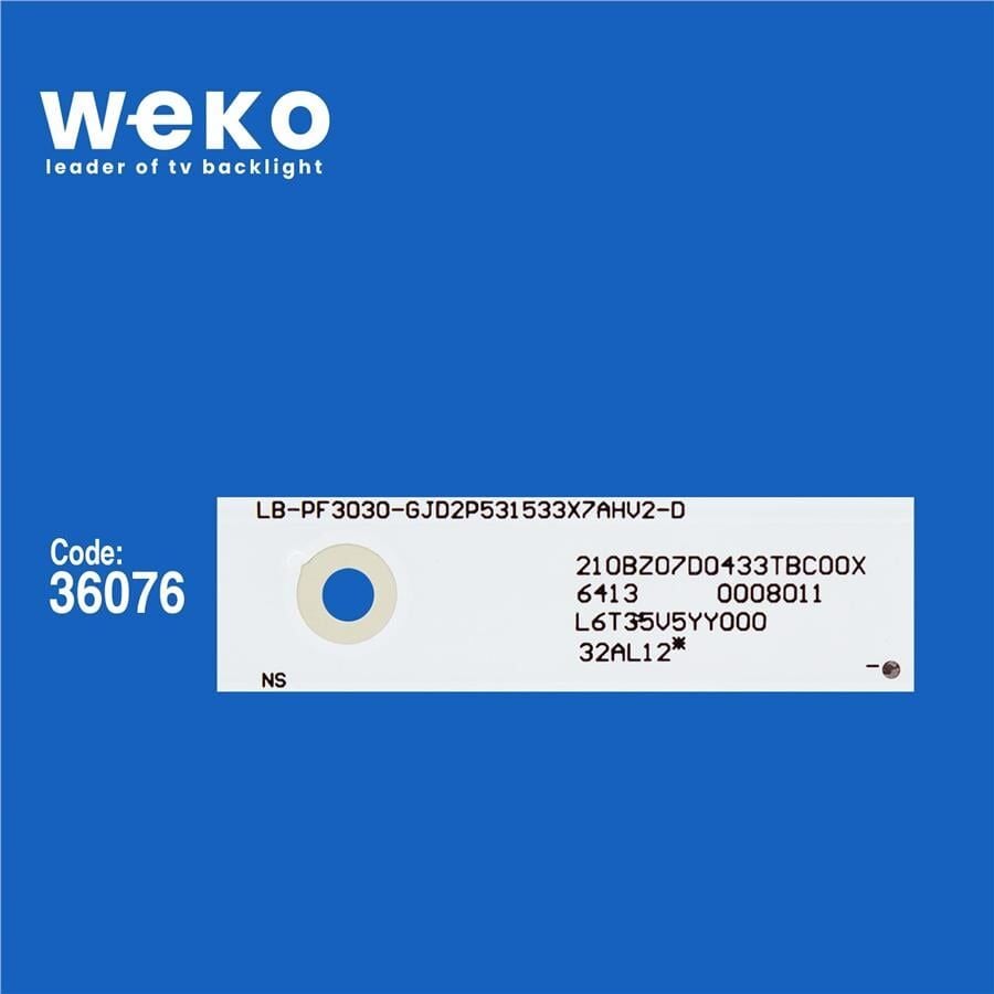Wkset-5540 36076X3 Lb-Pf 3030-Gjd2p53153x7ahv2-D 3 Adet Led Bar