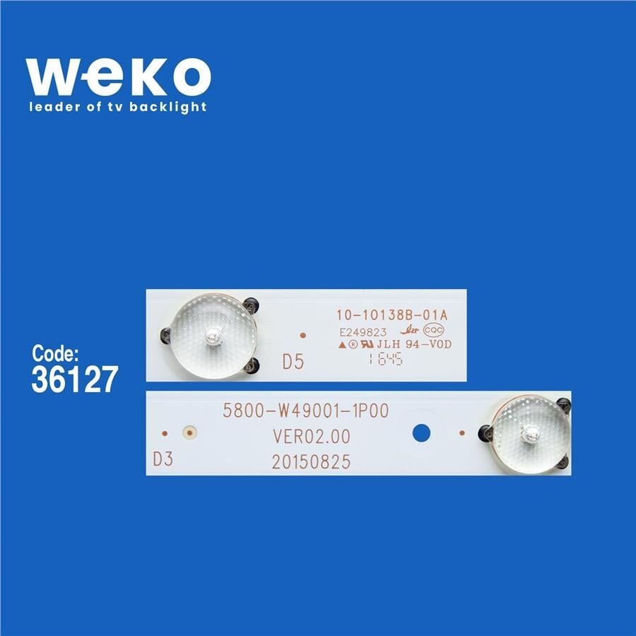 Wkset-5542 36127X10 5800-W49001-1P00/2P00  Ver0.2.00 10 Adet Led Bar