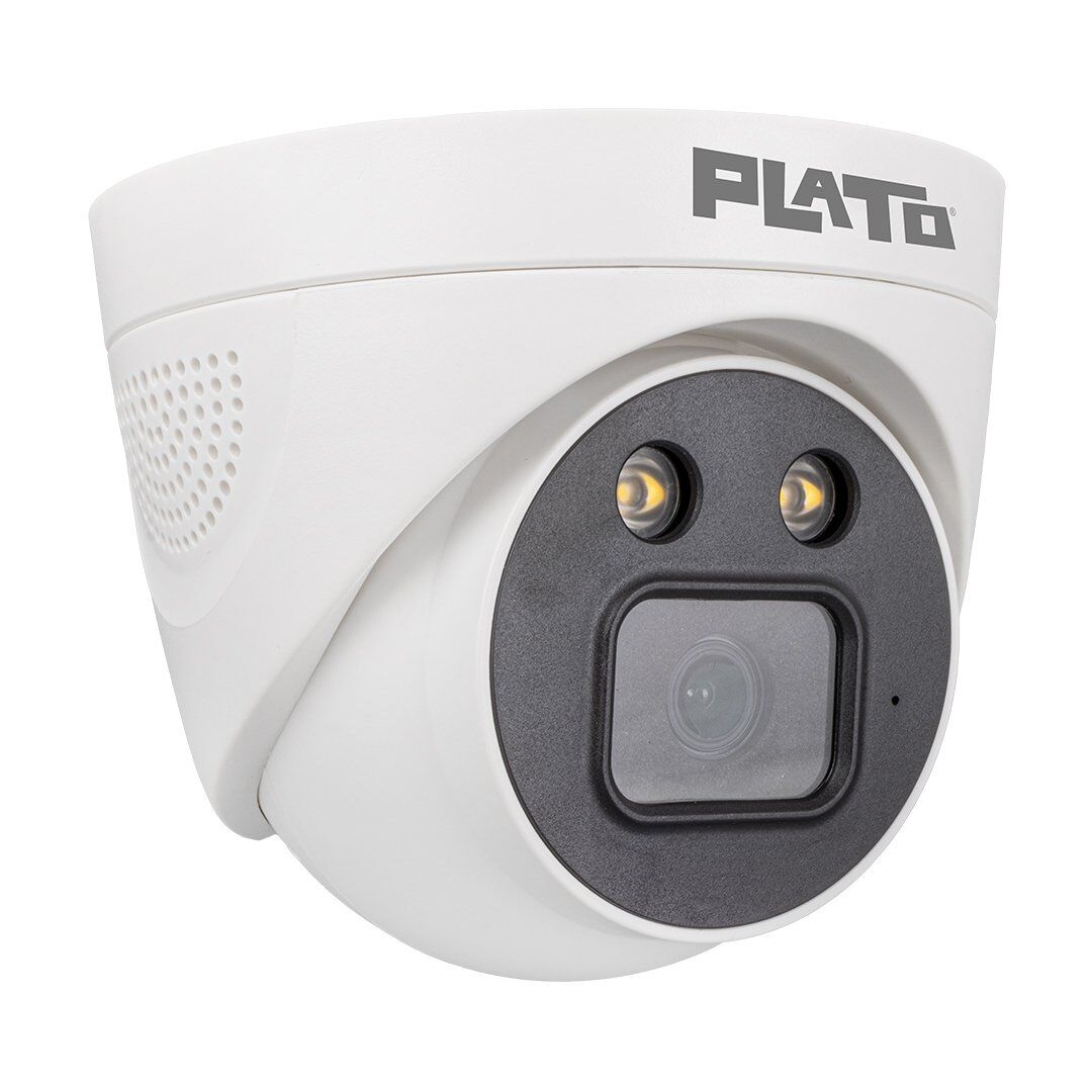 Plato PL-22996 5MP Color VU Mikrofonlu 3.6 mm 2 Atom LED AHD Dome Kamera
