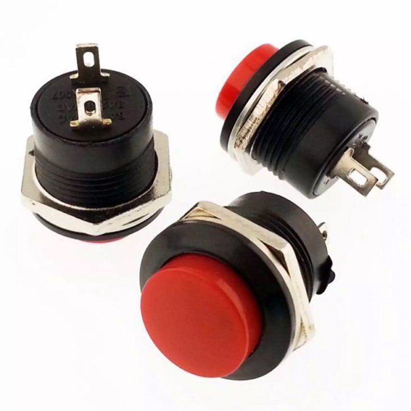 Powermaster IC-180A Yuvarlak 16Mm Push Buton R13-507
