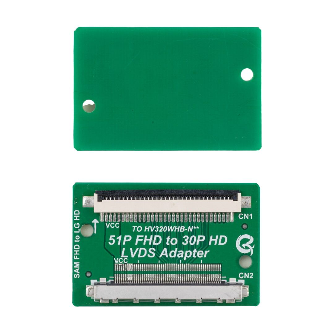 Lcd Panel Flexi Repair Kart 51p Fhd To 30p Hd Lvds To Fpc Sam Fhd To Lg Hd QK0807B