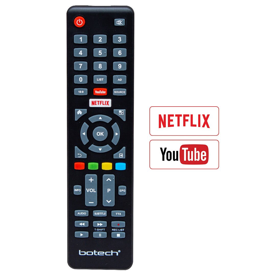 Botech Netflix-Youtube Tuşlu Lcd Led Tv Kumanda