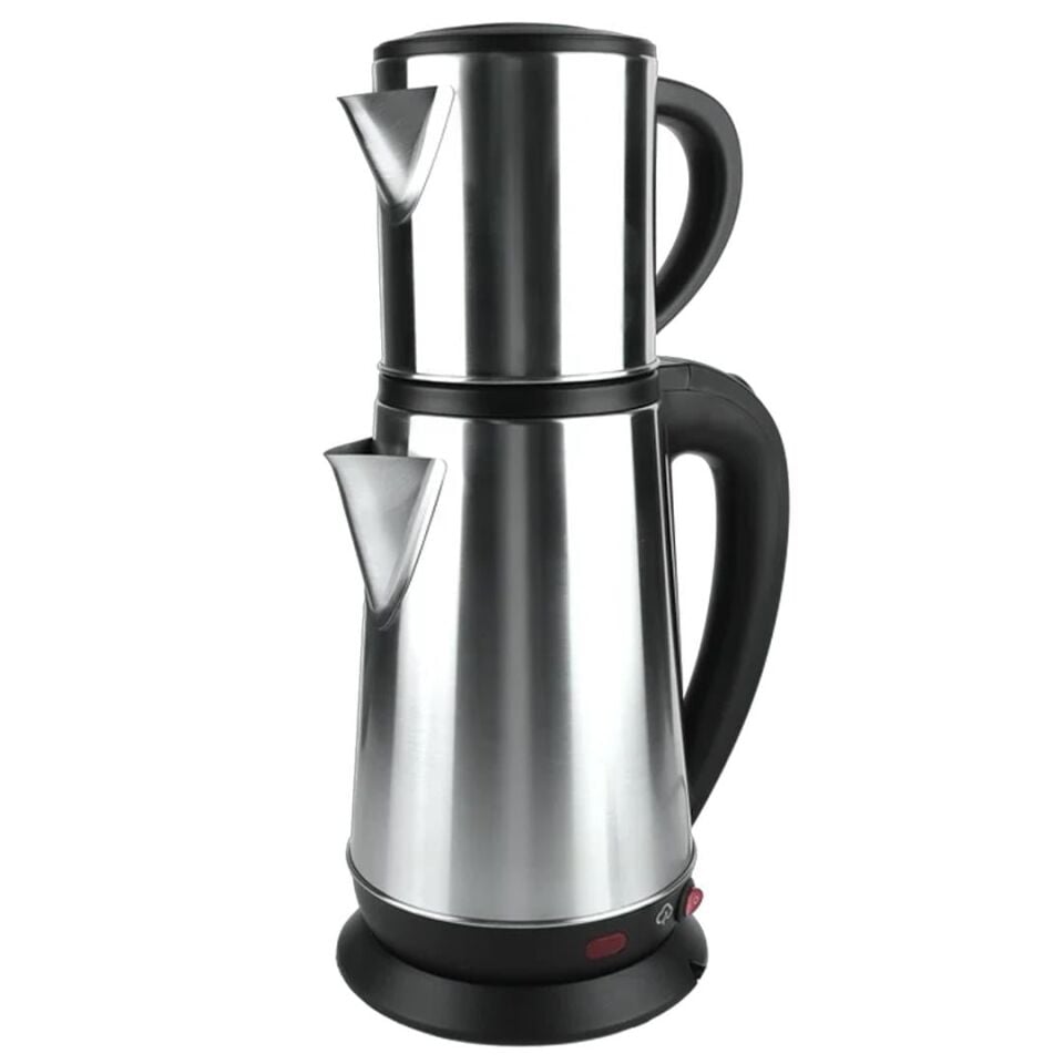 Crown CRW-2201 1800W 1.8 - 0.8 Litre Çelik Hazneli Çaycı