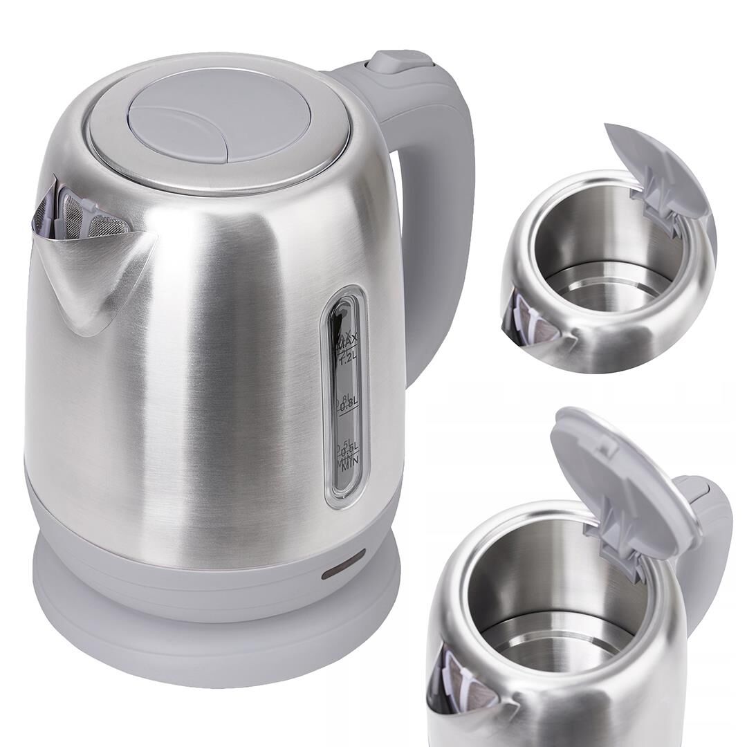 Crown CRW-7211 1800W 1.8 Litre Lüks Çelik Su Isıtıcı Kettle