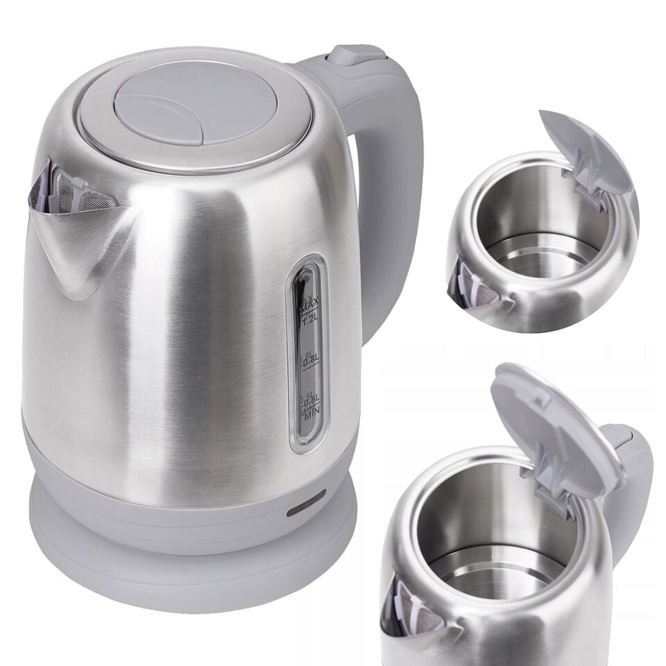 Crown CRW-7211 1800W 1.8 Litre Lüks Çelik Su Isıtıcı Kettle