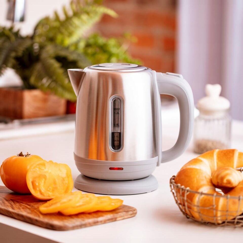 Crown CRW-7211 1800W 1.8 Litre Lüks Çelik Su Isıtıcı Kettle