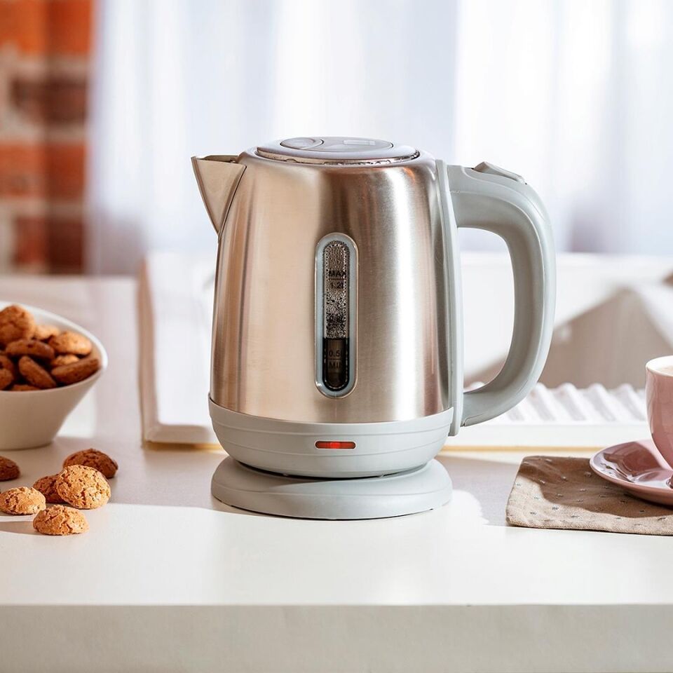 Crown CRW-7211 1800W 1.8 Litre Lüks Çelik Su Isıtıcı Kettle