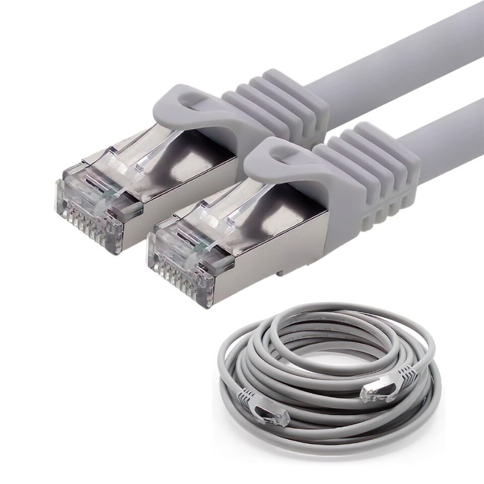 Powermaster PMCAT72 2 Metre Gri CAT7 İnternet Kablosu