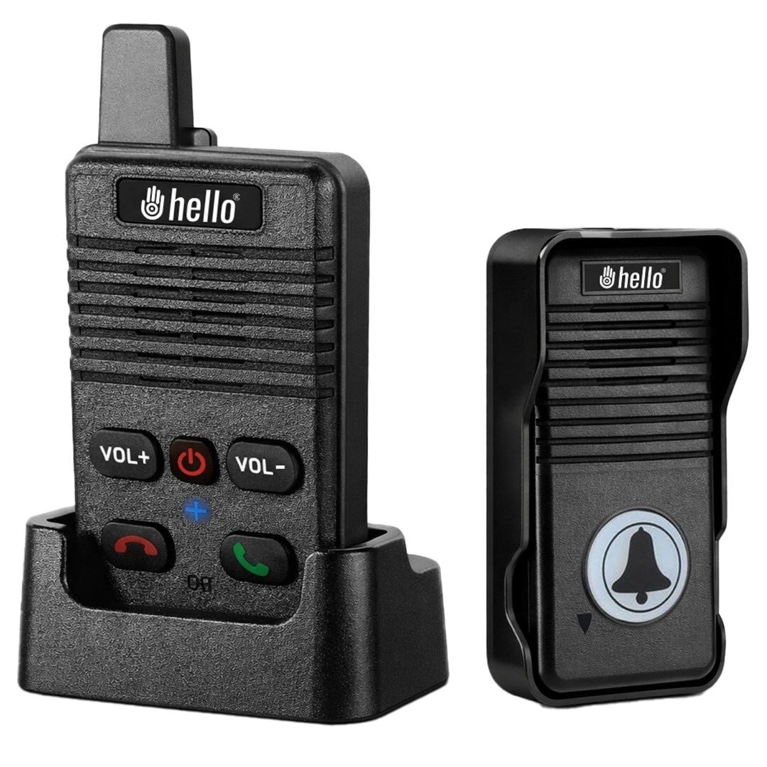 Hello D90 1000Mah Şarjlı Kapalı Devre Telsiz Kapı Zili Ve İnterkom
