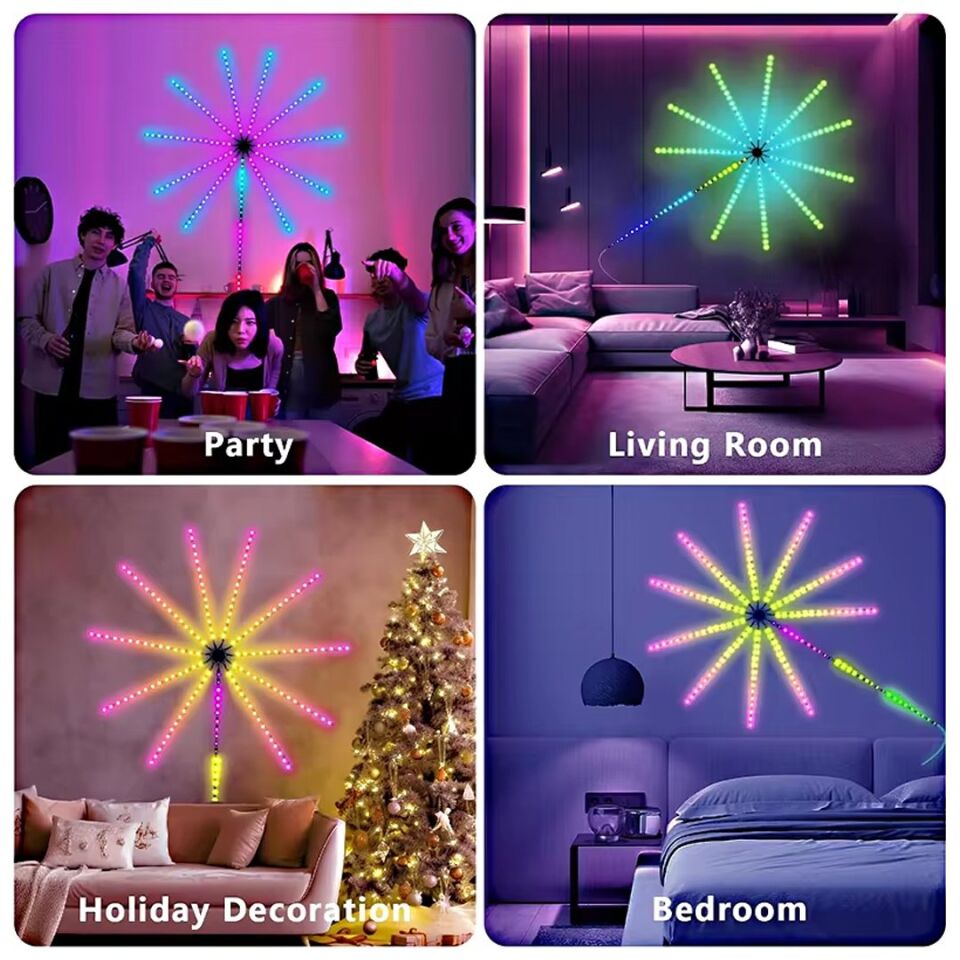 Sunup SN-22231 Bluetooth Sese Duyarlı Havai Fişek LED Seti