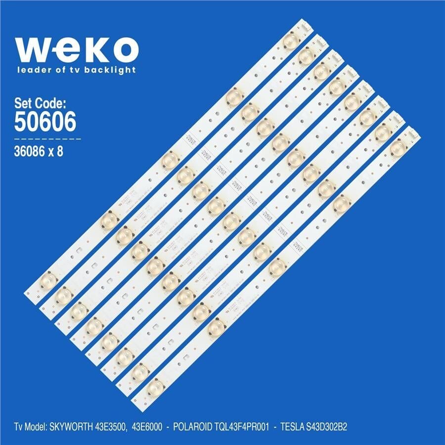 Wkset-5606 36086X8 5800-W43001-3P00 Ver01.00 8 Adet Led Bar