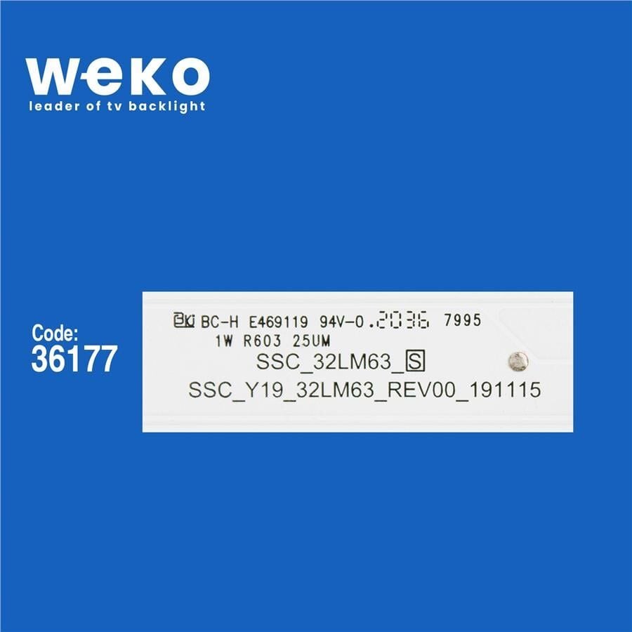 Wkset-5620 36177X1 Ssc_Y19_32Lm63_Rev00_19115  Ssc_32Lm63_S 1 Adet Led Bar