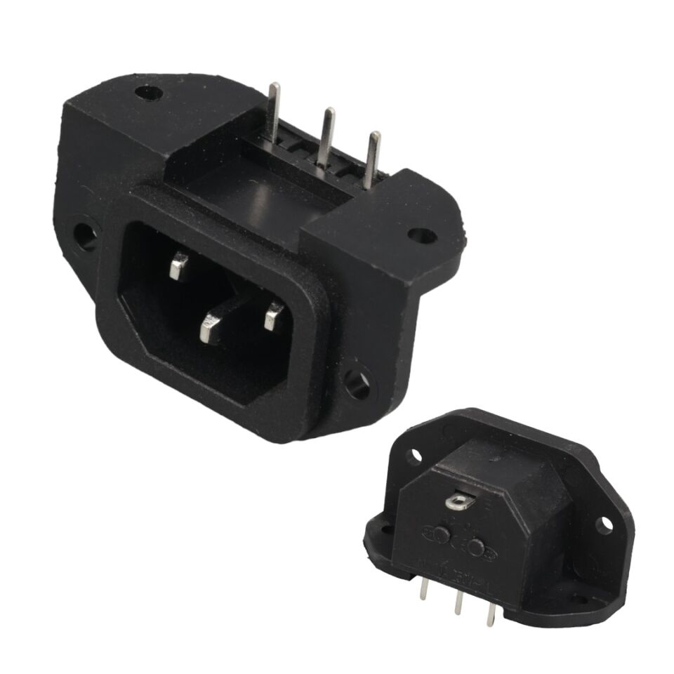 Powermaster IC-212C C14 Power Soket Erkek Kulaklı 90'C Pcb