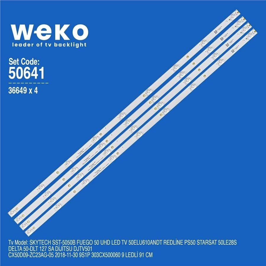 Wkset-5641 36649X4 Cx50d09-Zc23ag-05 2018-11-30 9S1P 303Cx500060 4 Adet Led Bar