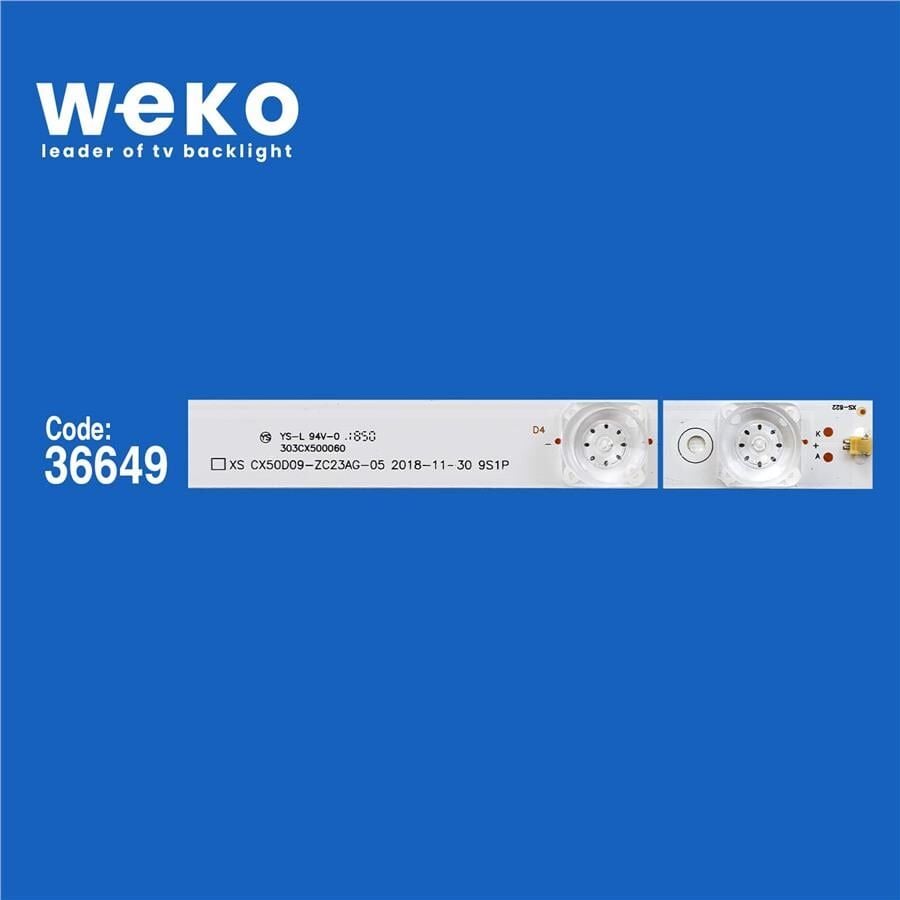 Wkset-5641 36649X4 Cx50d09-Zc23ag-05 2018-11-30 9S1P 303Cx500060 4 Adet Led Bar
