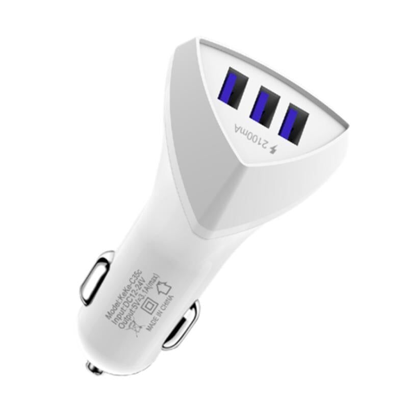 Powermaster 4.2 Amper 3Xusb Çakmaklık Hızlı Araç Şarj Cihazı