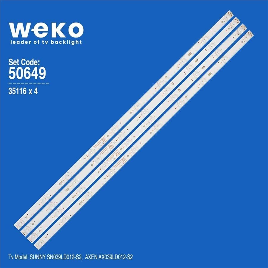 Wkset-5649 35116X4 Cx39d10-Zc21fg-02 Pn:303Cx390039 4 Adet Led Bar