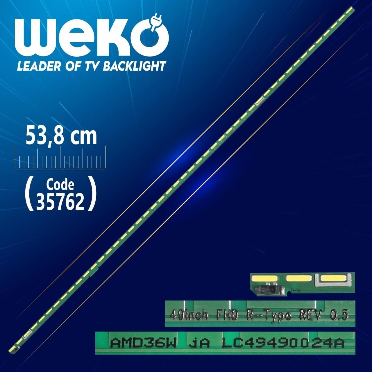 49INCH FHD R-TYPE REV 0.5 - 53.8 Cm 46 Ledli - WK-1230 Led Tv Bar