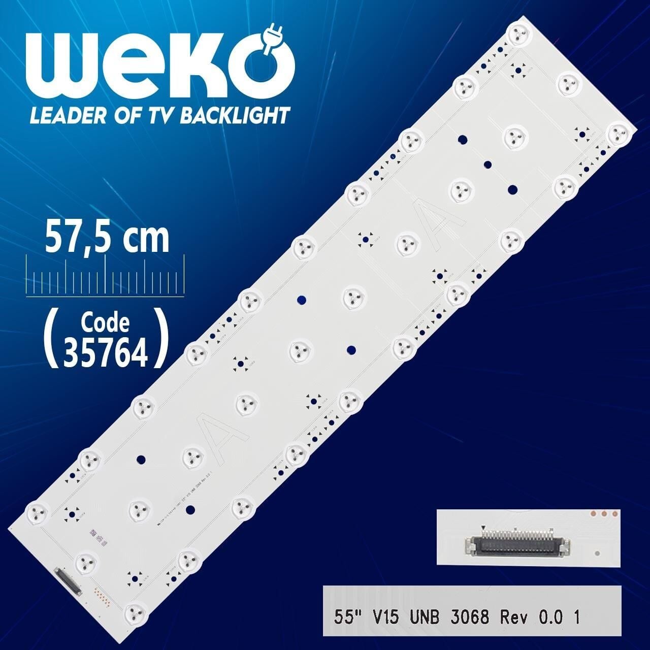 55'' V15 UNB 3068 REV 0.0 1 A - 57.5 Cm 30 Ledli - WK-1232 Led Tv Bar