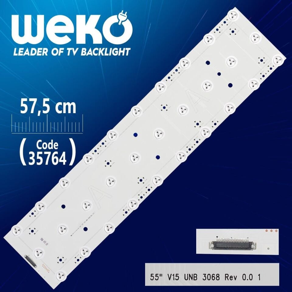 55'' V15 UNB 3068 REV 0.0 1 A - 57.5 Cm 30 Ledli - WK-1232 Led Tv Bar
