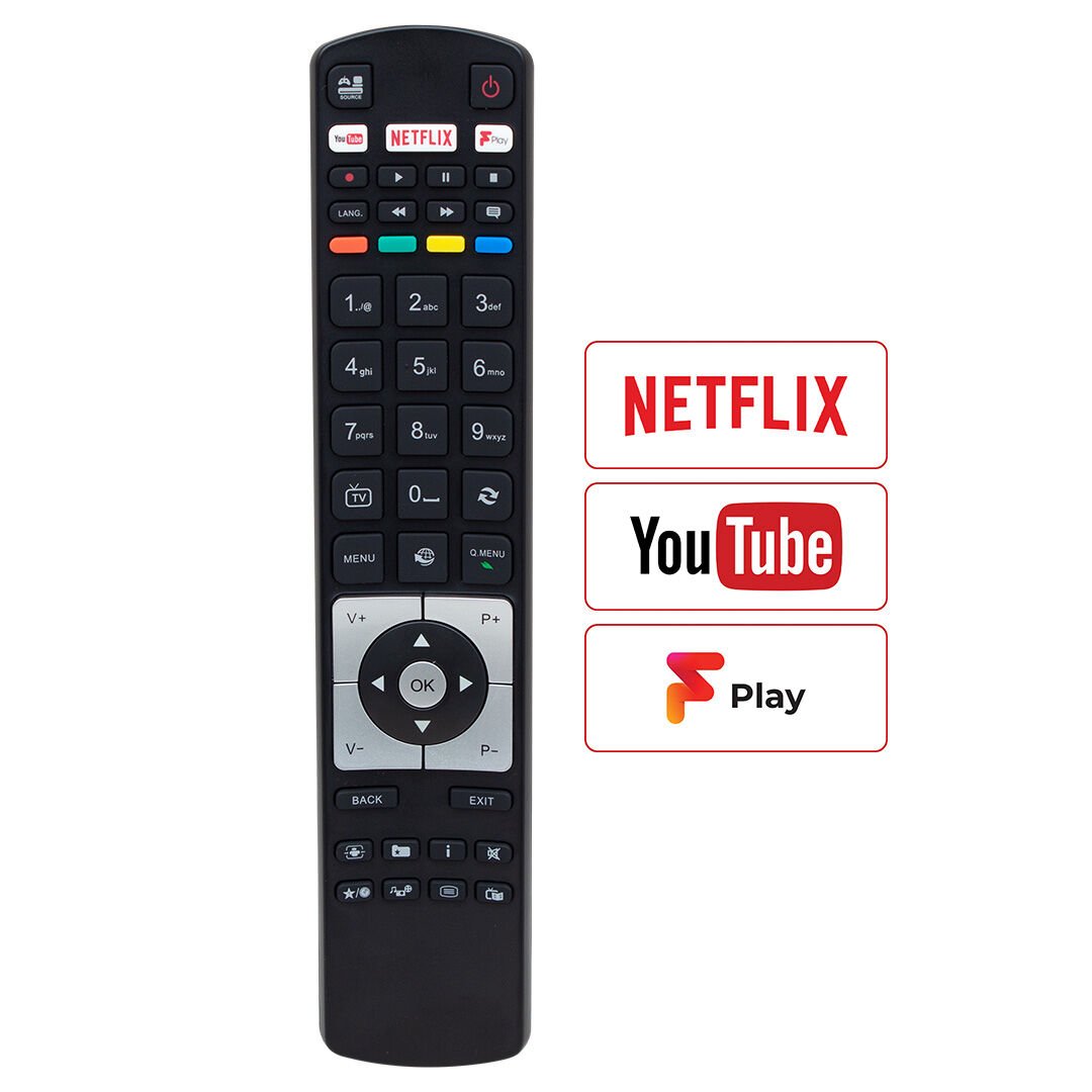 Vestel RC 5118F Black FPlay Lcd Led Tv Kumanda