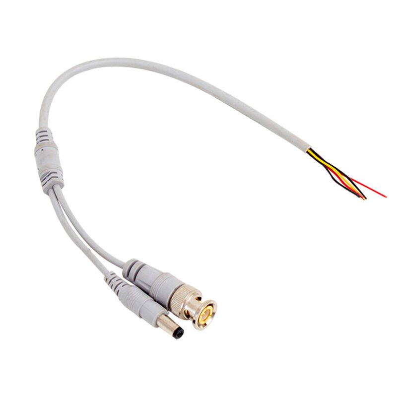 Powermaster BNC + Power Jacklı 30 Cm Güvenlik Kablosu