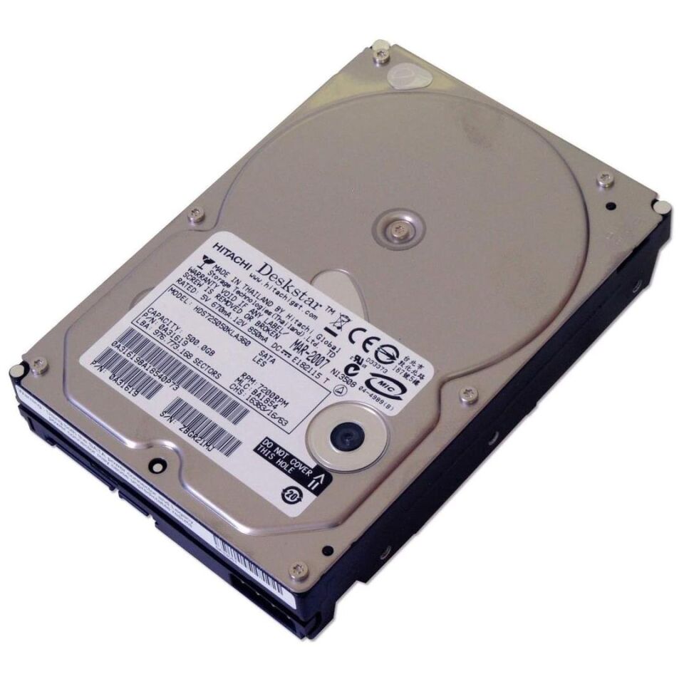 Hitachi Deskstar HDS725050KLA360 500GB 7200Rpm 3.5'' Harddisk