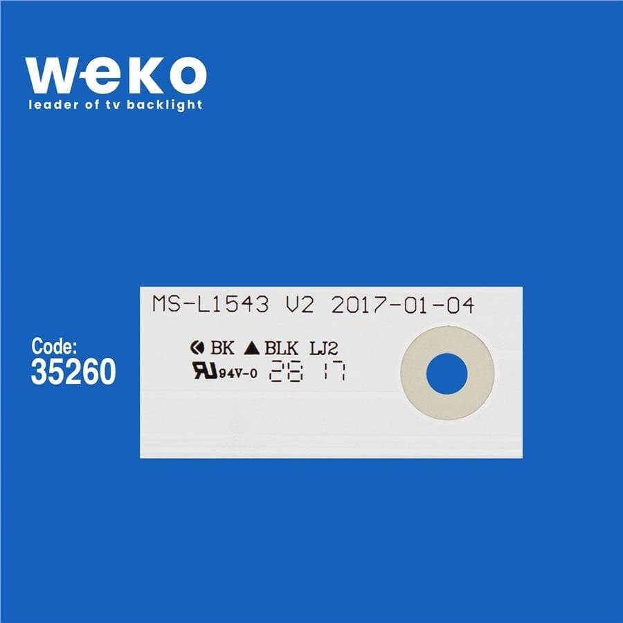 Wkset-5670 35260X10 Ms-L1543 V2 - A3 10 Adet Led Bar
