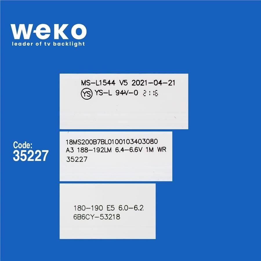 Wkset-5673 35227X10 Ms-L1544 V5 - A4 10 Adet Led Var