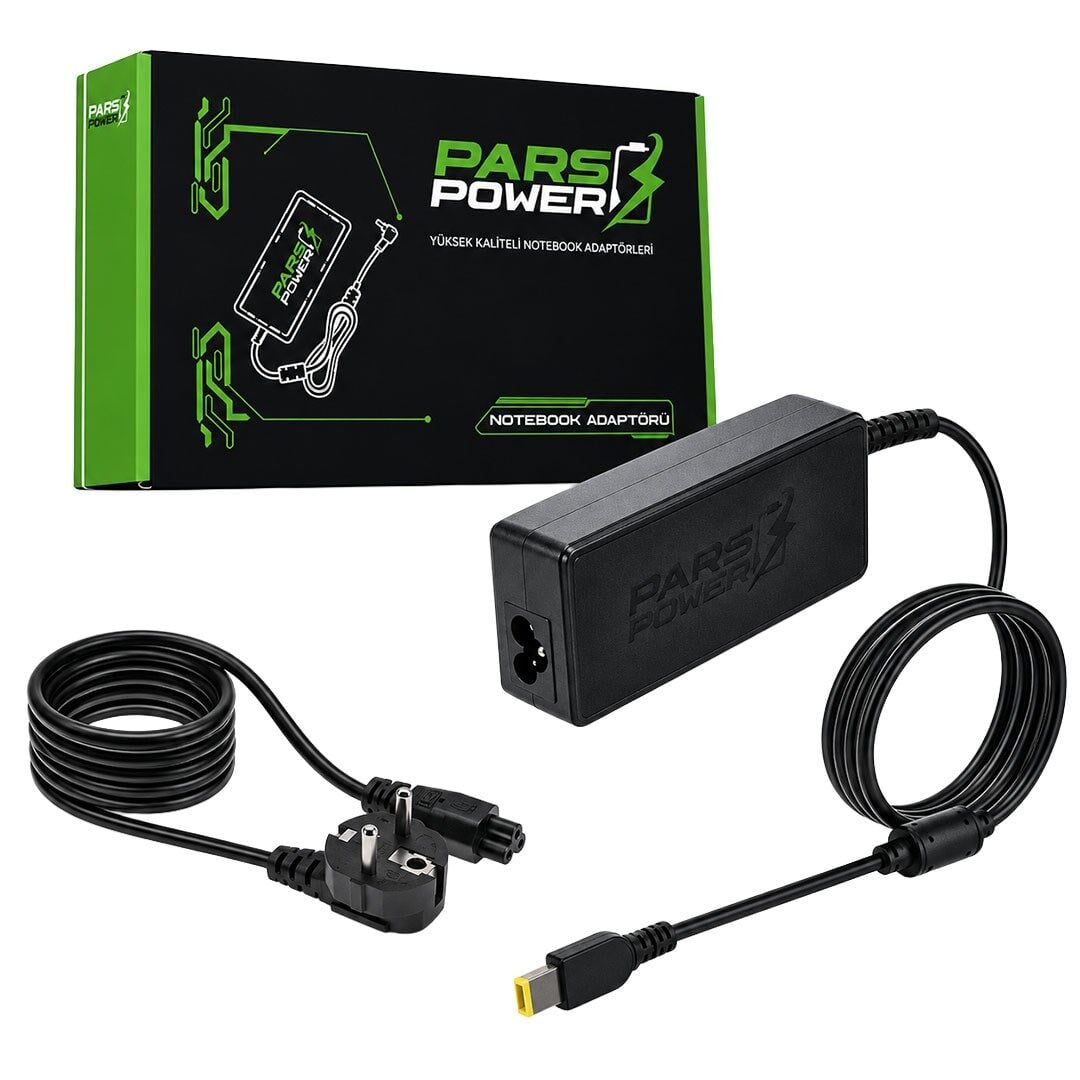 Parspower Prs-044 20V 4.5A 90W USB Tip Uçlu Lenovo Notebook Adaptörü