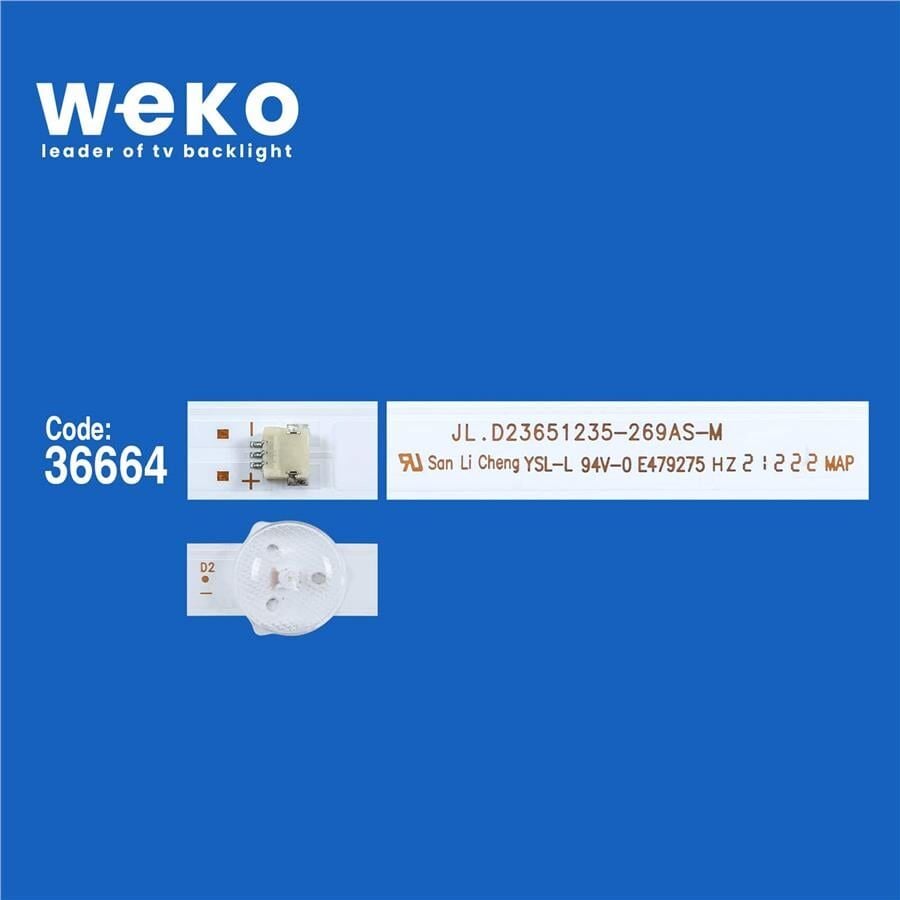 Wkset-5693 36664X2 Jl.D23651235-269As-M 2 Adet Led Bar