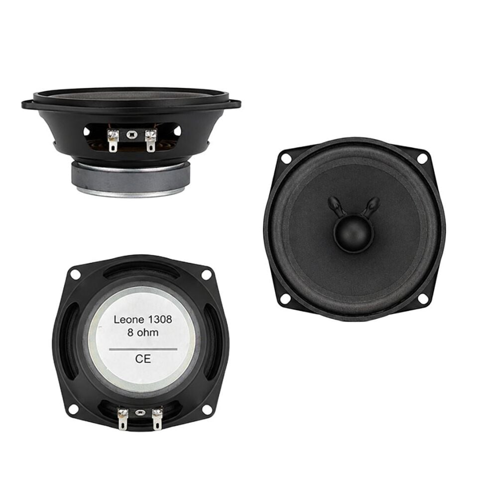 Leone 1308 5'' (13 Cm) 9 Ohm RMS 20 Watt Max 40 Watt 80X20 Mm Twetersiz Oto Hoparlör